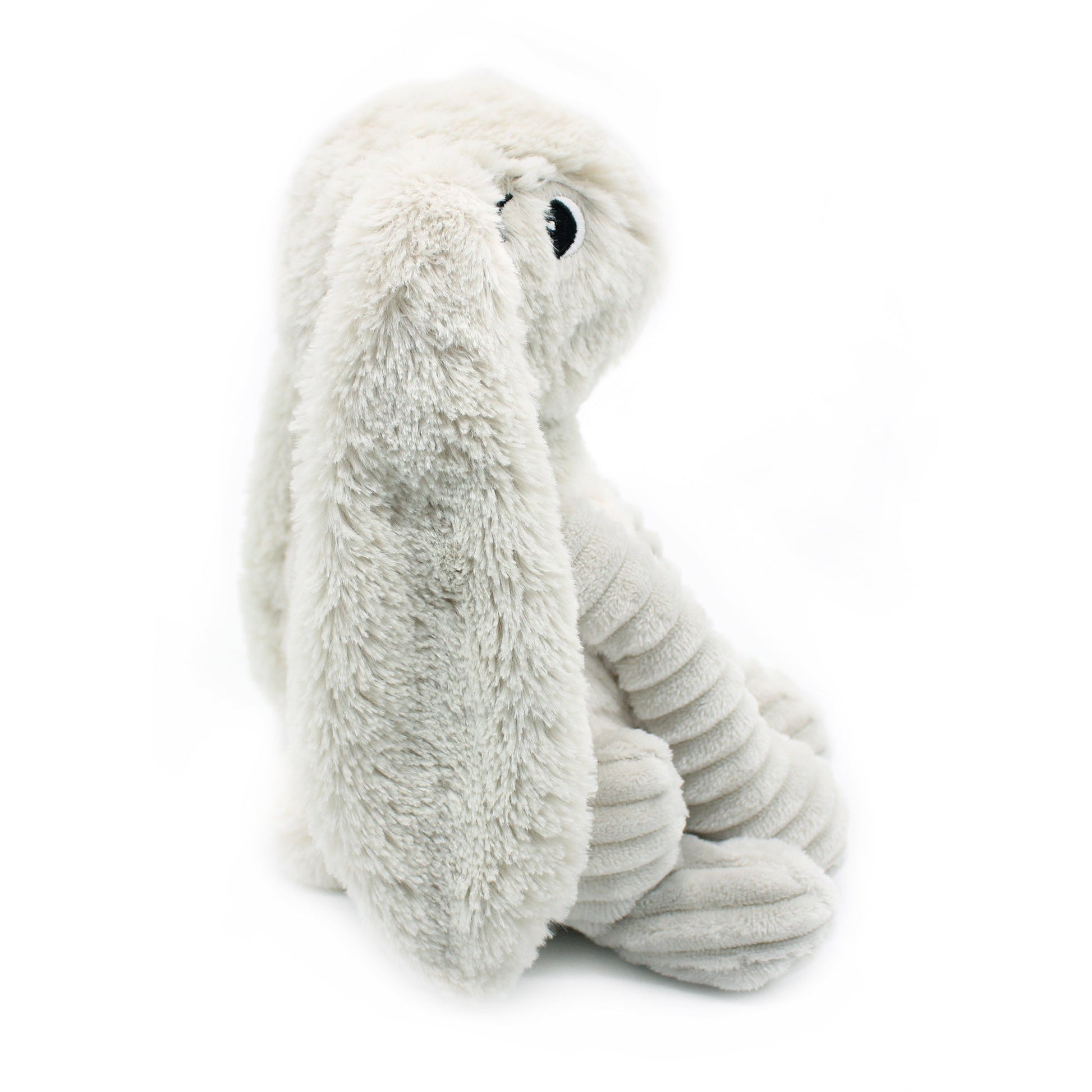 Peluche lapin Toudou maman et son bébé gris clair - Les Ptipotos 34,99 €