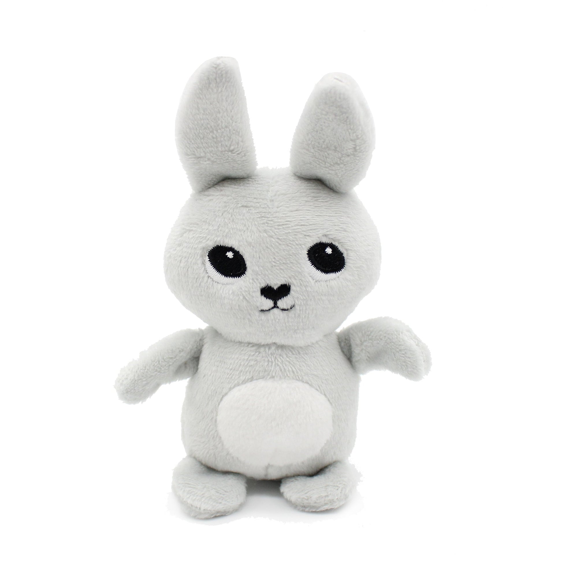 Peluche lapin Toudou maman et son bébé gris clair - Les Ptipotos 34,99 €