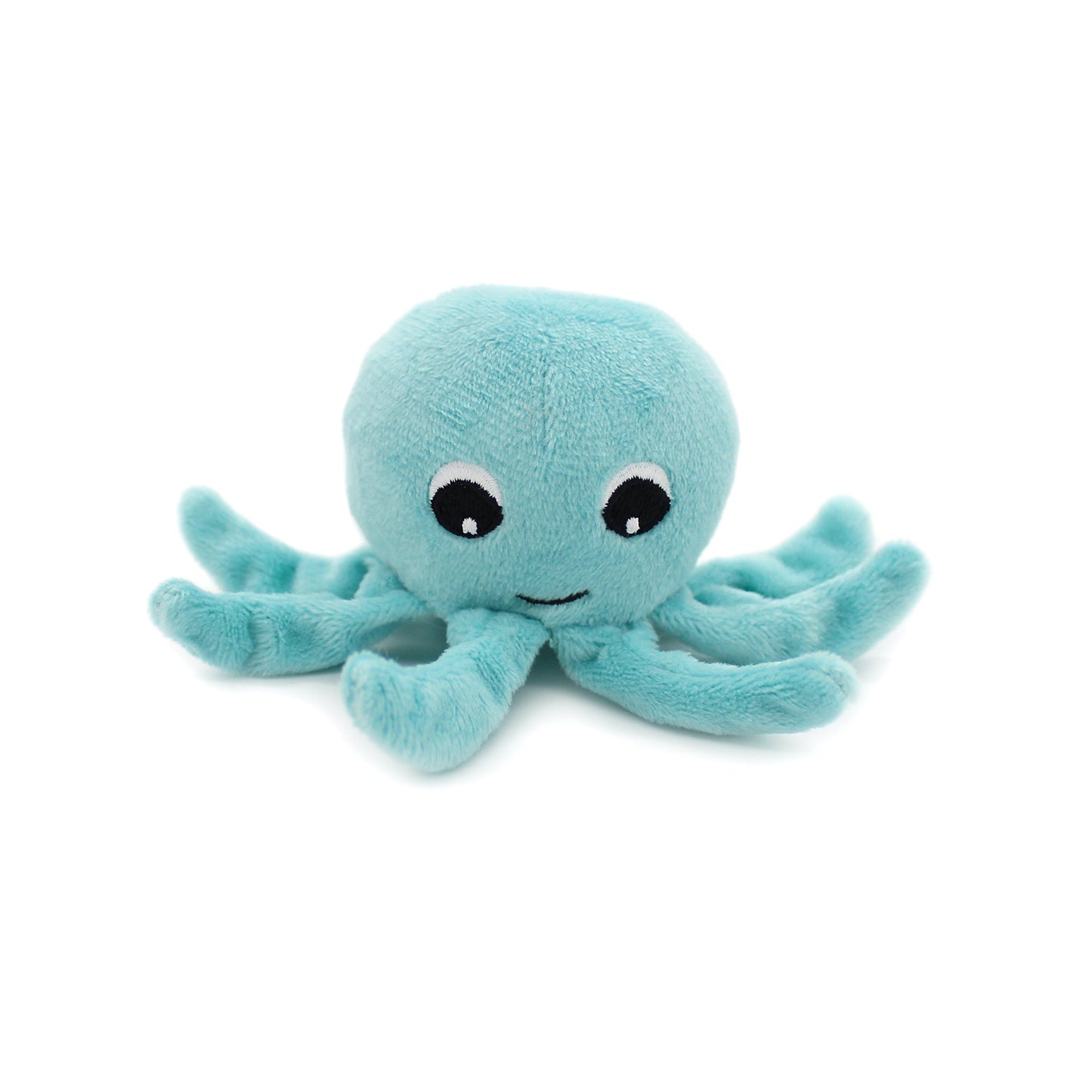 Peluche pieuvre Filou maman et son bébé bleu aqua - Les Ptipotos