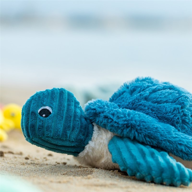 Peluche tortue Sauvenou maman et son bébé bleu - Les Ptipotos