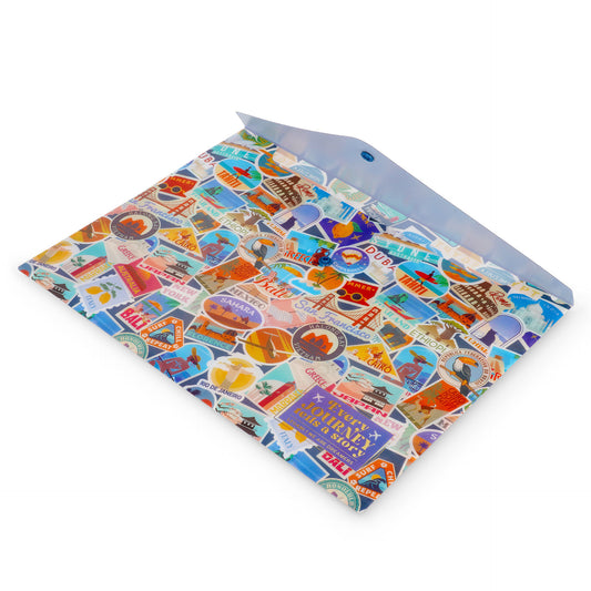 Petit Porte-documents pliable Fold & Order - Travel Stickers