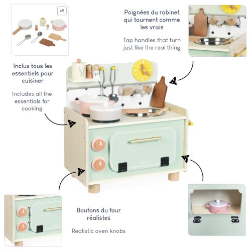 Petite Cuisine en bois Mamie Soleil