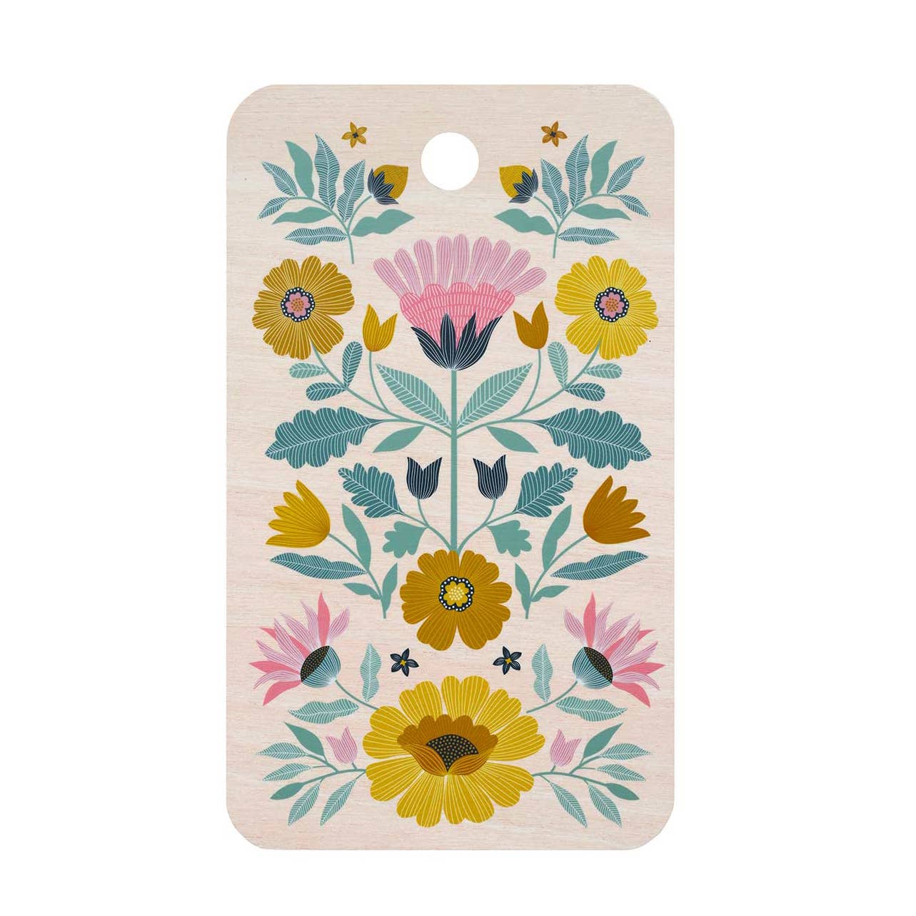 Planche de présentation en bouleau motif Tarot - 34 X 20 cm -