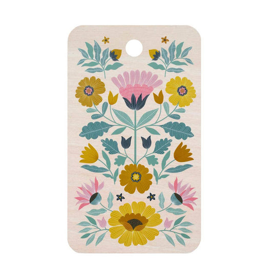 Planche de présentation en bouleau motif Tarot - 34 X 20 cm -