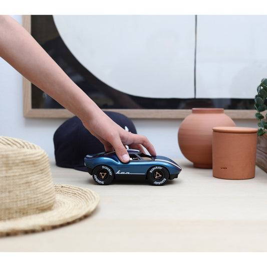 Playforever - Voiture Mini Ken Cash - Bleu/Blanc - L.17,40cm