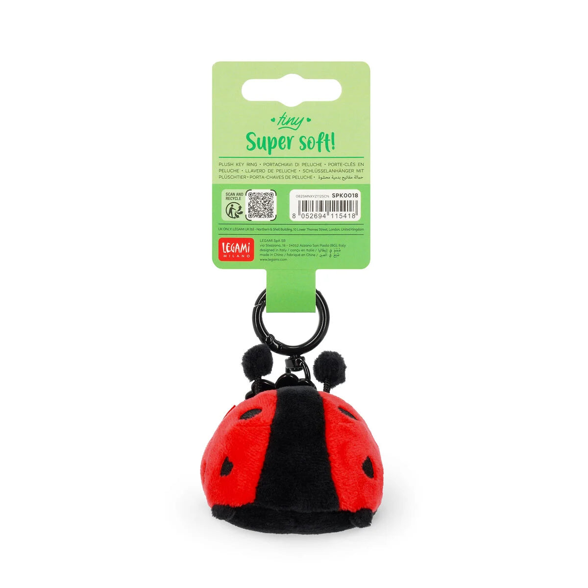 Porte-clés en Peluche Coccinelle - Tiny Super Soft!