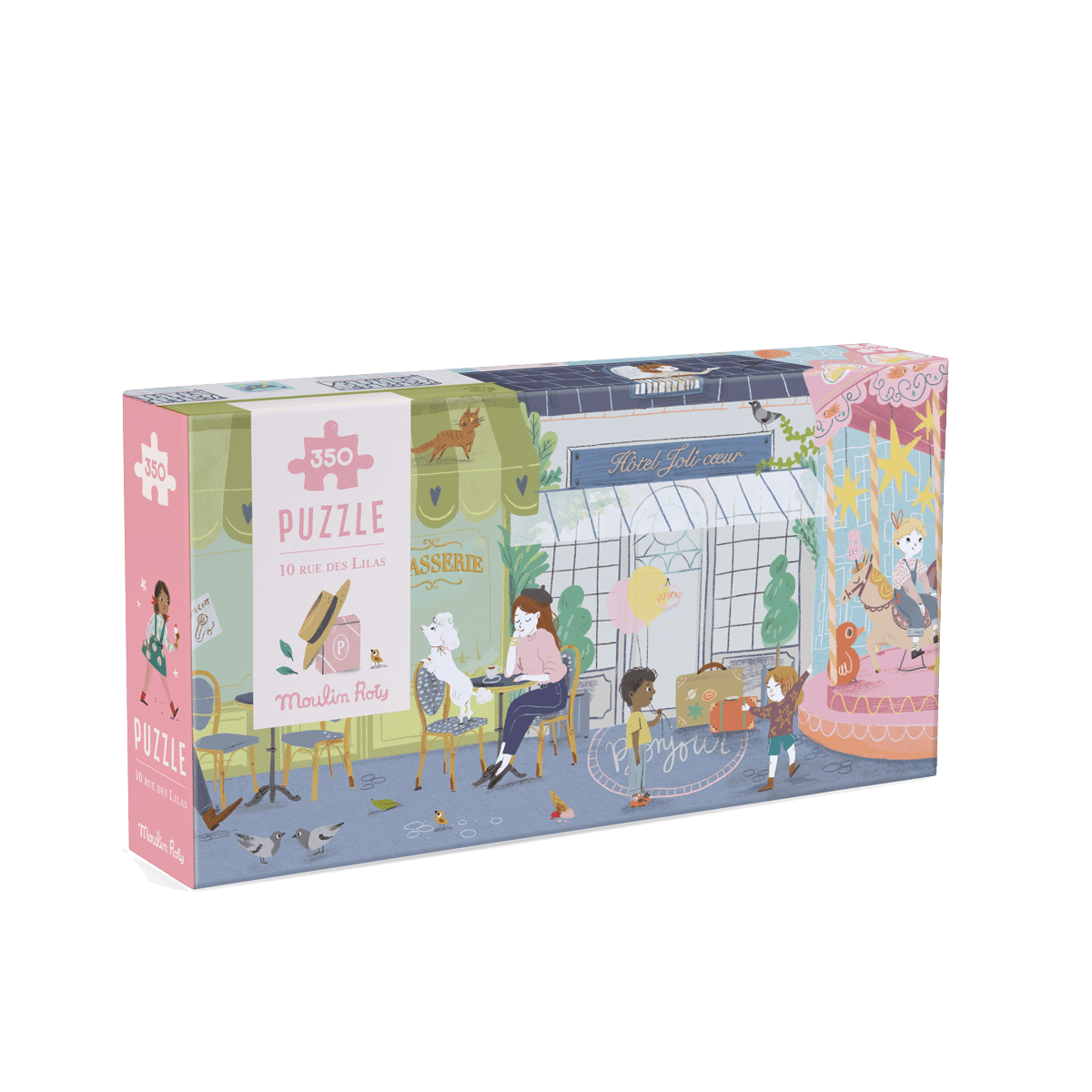 Puzzle 10 rue des lilas (350 pièces) Les Parisiennes