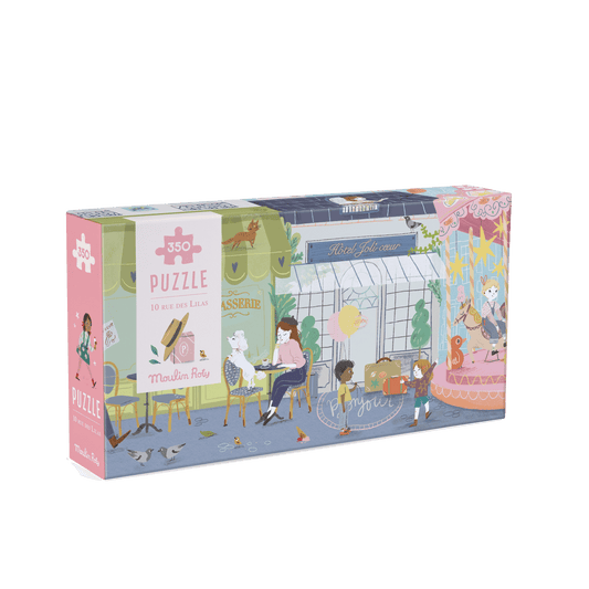 Puzzle 10 rue des lilas (350 pièces) Les Parisiennes