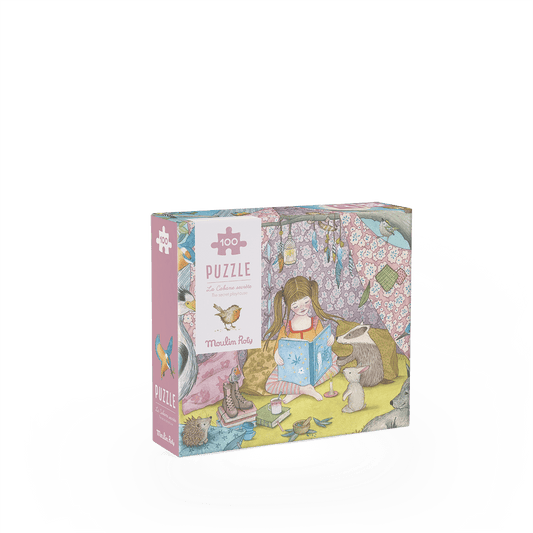 Puzzle La cabane secrète (100 pièces) Les Rosalies
