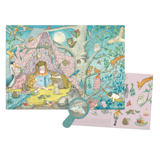 Puzzle La cabane secrète (100 pièces) Les Rosalies