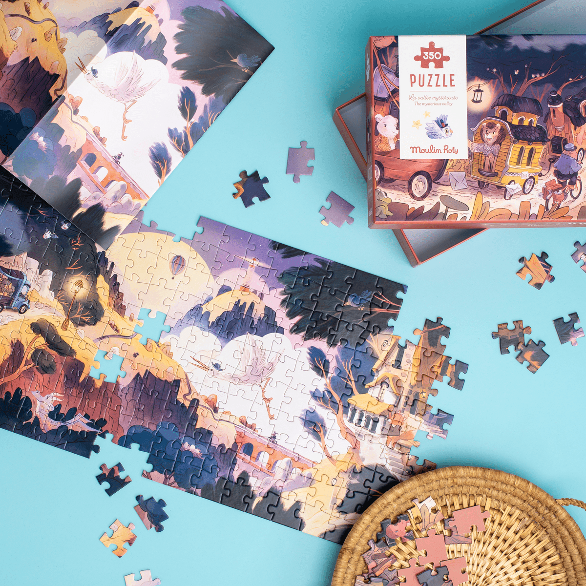 Puzzle La vallée mystérieuse (350 pièces) La Bande