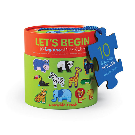 Puzzle Lets Begin - 10 puzzles de 2 pièces - Jungle - 2a+