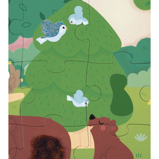 Puzzle Tactile 'La Forêt' 20 pièces