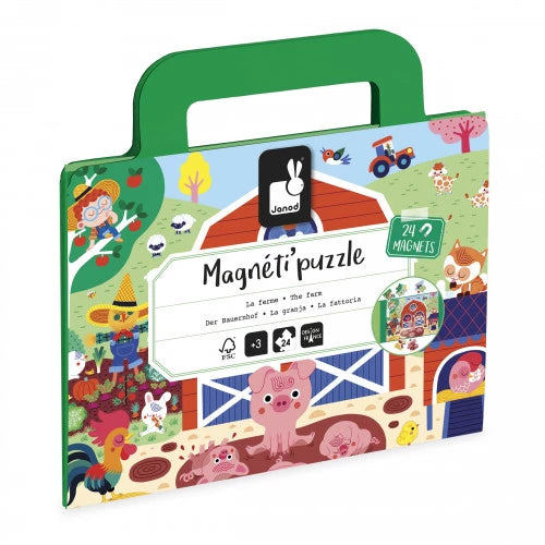 Puzzle magnétique Ferme 24 pièces