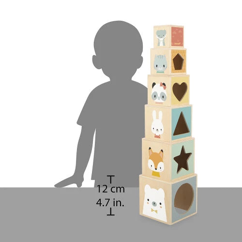 Pyramide 6 cubes Pure