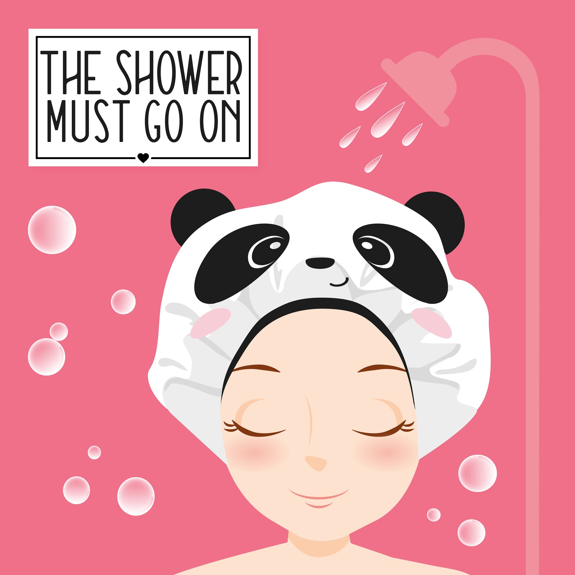 Charlotte de Douche Panda - The Shower Must Go On