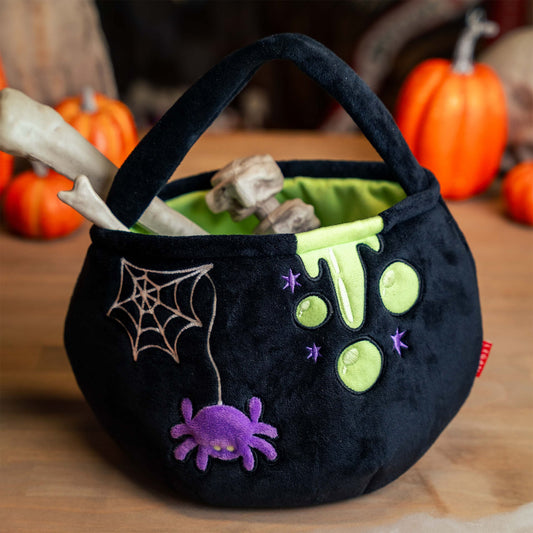 Sac d'Halloween en tissu Cauldron Trick or Treat