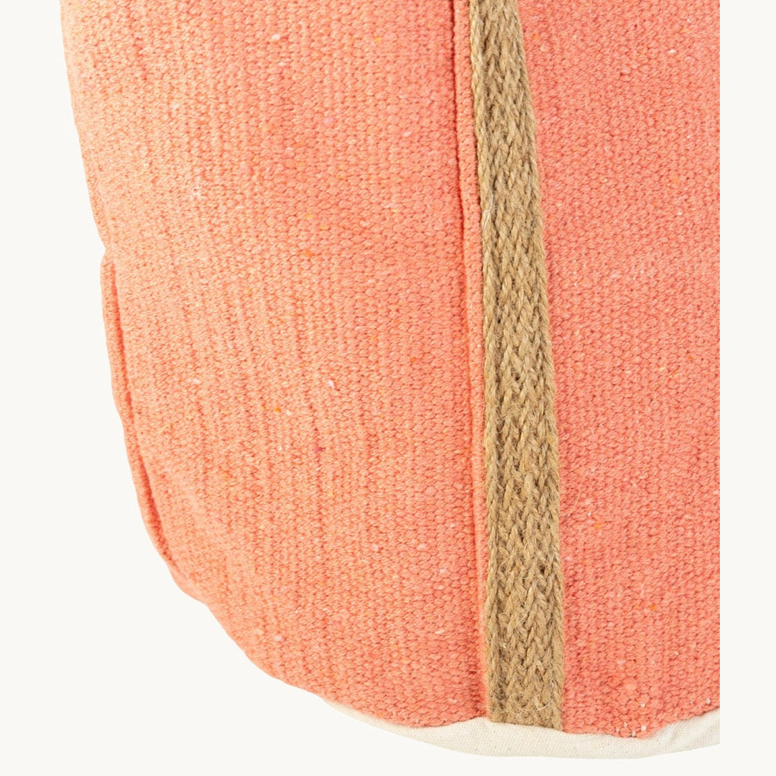 Sac en coton et jute corail