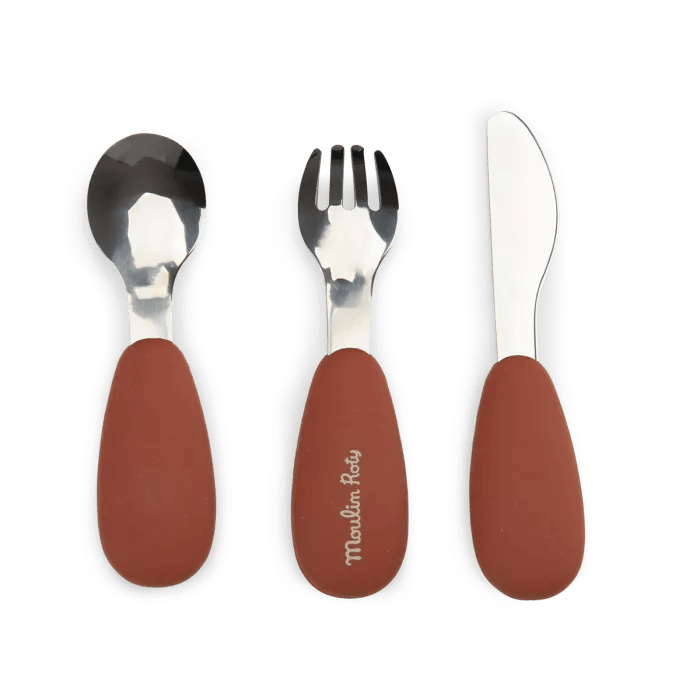 Set couverts silicone La forêt Mawa