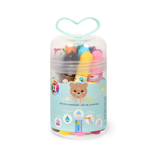 Set de 12 Feutres - Teddy Friends