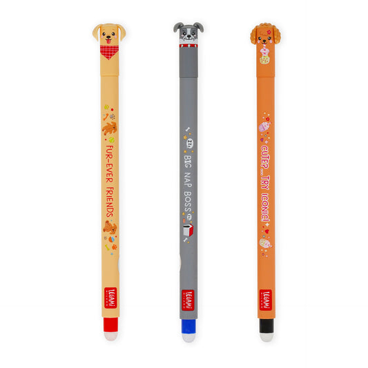 Set de 3 Stylos Effaçables Fur-ever Friends