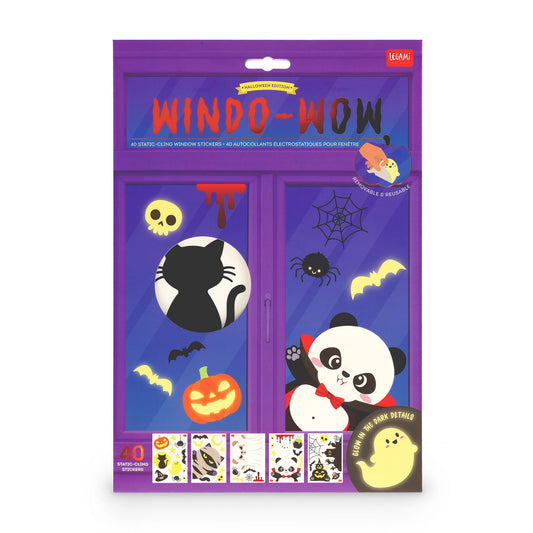 Set de 40 Autocollants Électrostatiques pour Fenêtre Windo-Wow