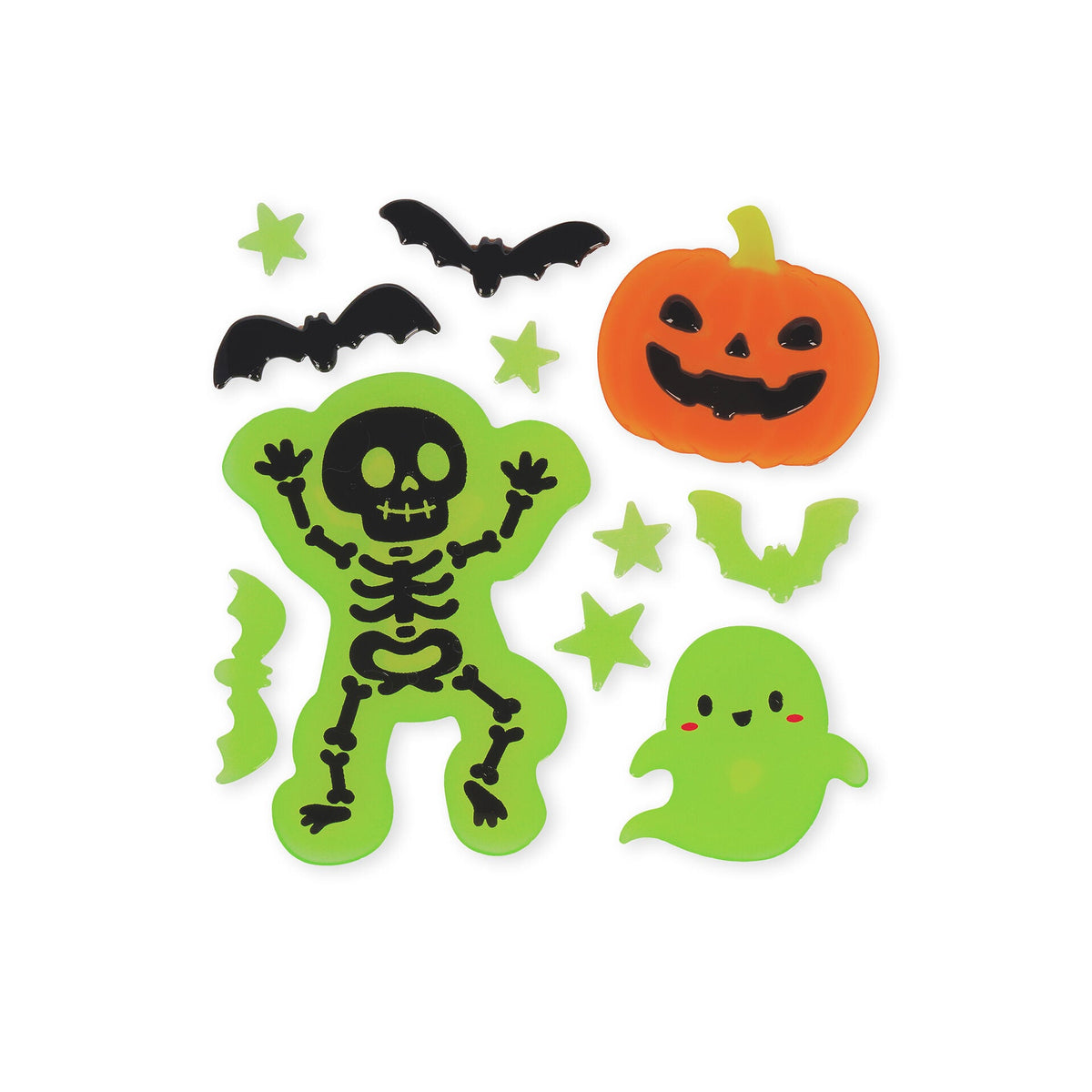 Set de 11 Stickers de Fenêtre Halloween