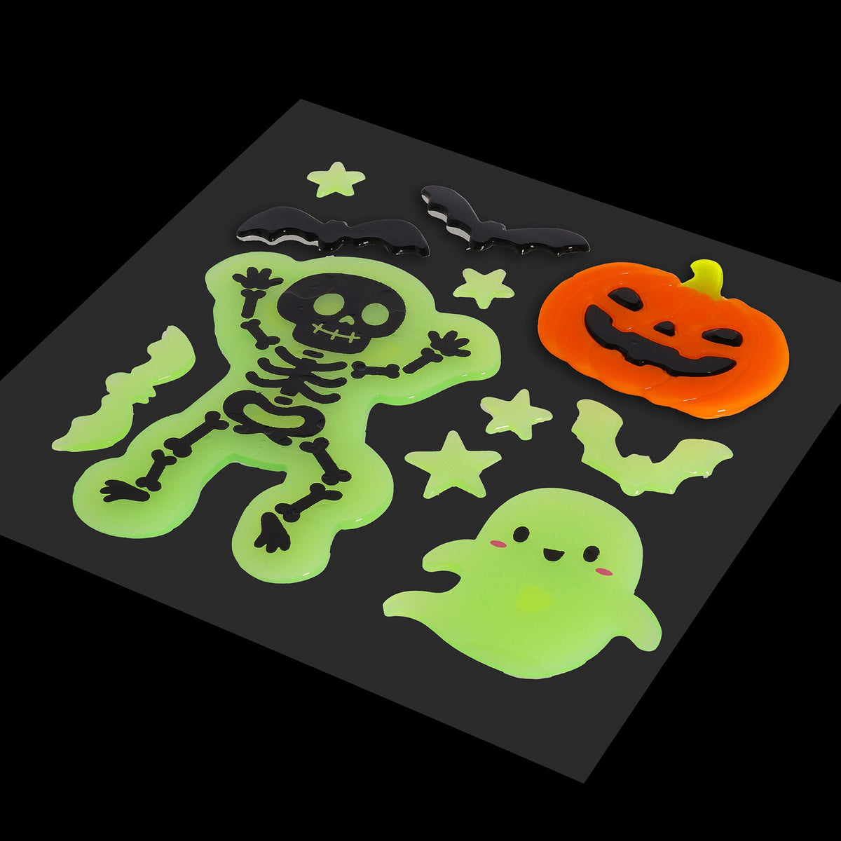 Set de 11 Stickers de Fenêtre Halloween