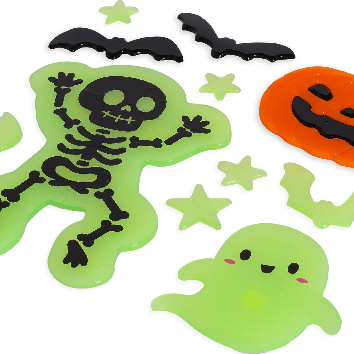 Set de 11 Stickers de Fenêtre Halloween