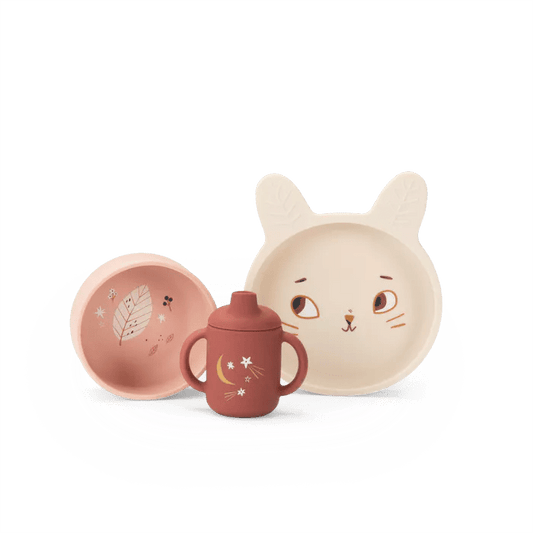 Set vaisselle silicone Après la pluie