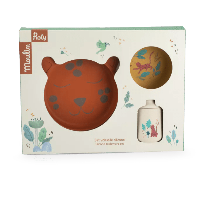 Set vaisselle silicone La forêt Mawa