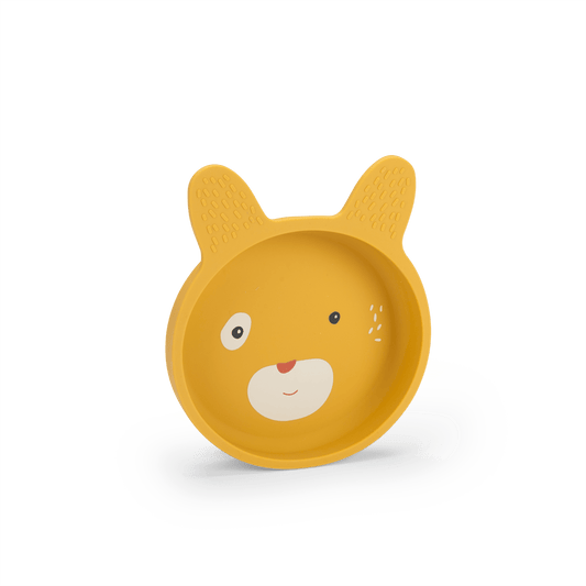 Set vaisselle silicone Trois petits lapins