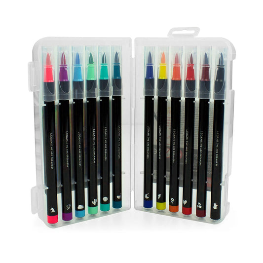 Set de 12 Feutres Pinceaux Bright Colours - Brush Markers