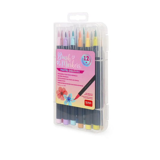 Set de 12 Feutres Pinceaux Pastel Colours - Brush Markers