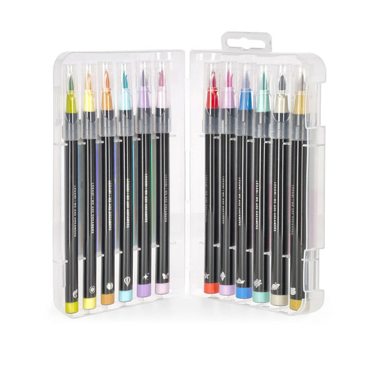 Set de 12 Feutres Pinceaux Pastel Colours - Brush Markers