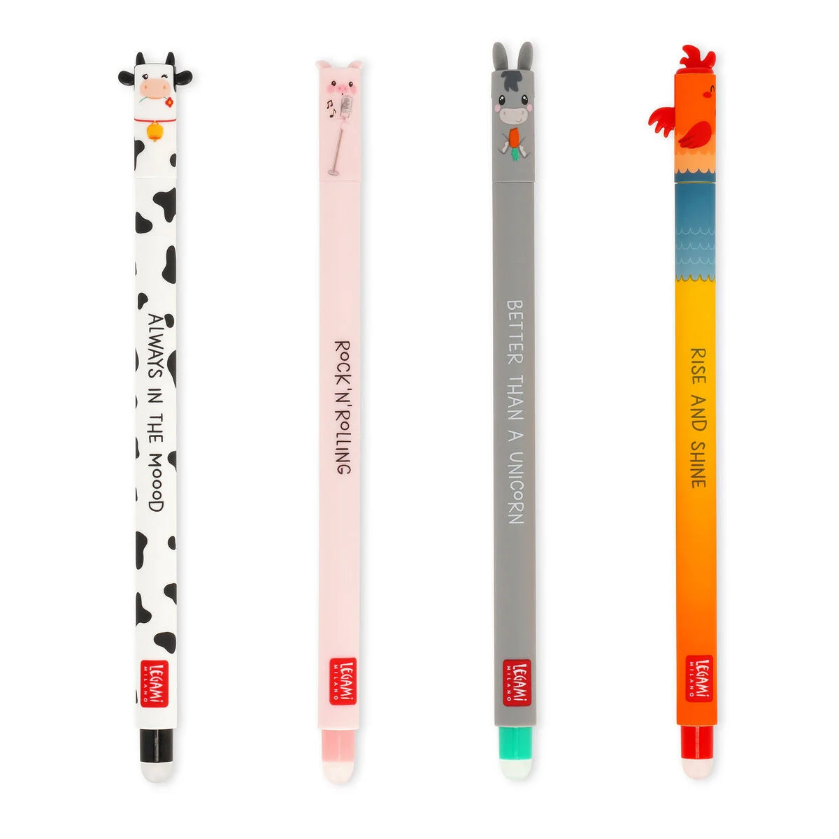 Set de 4 Stylos à Encre Gel Effaçable - Erasable Pen