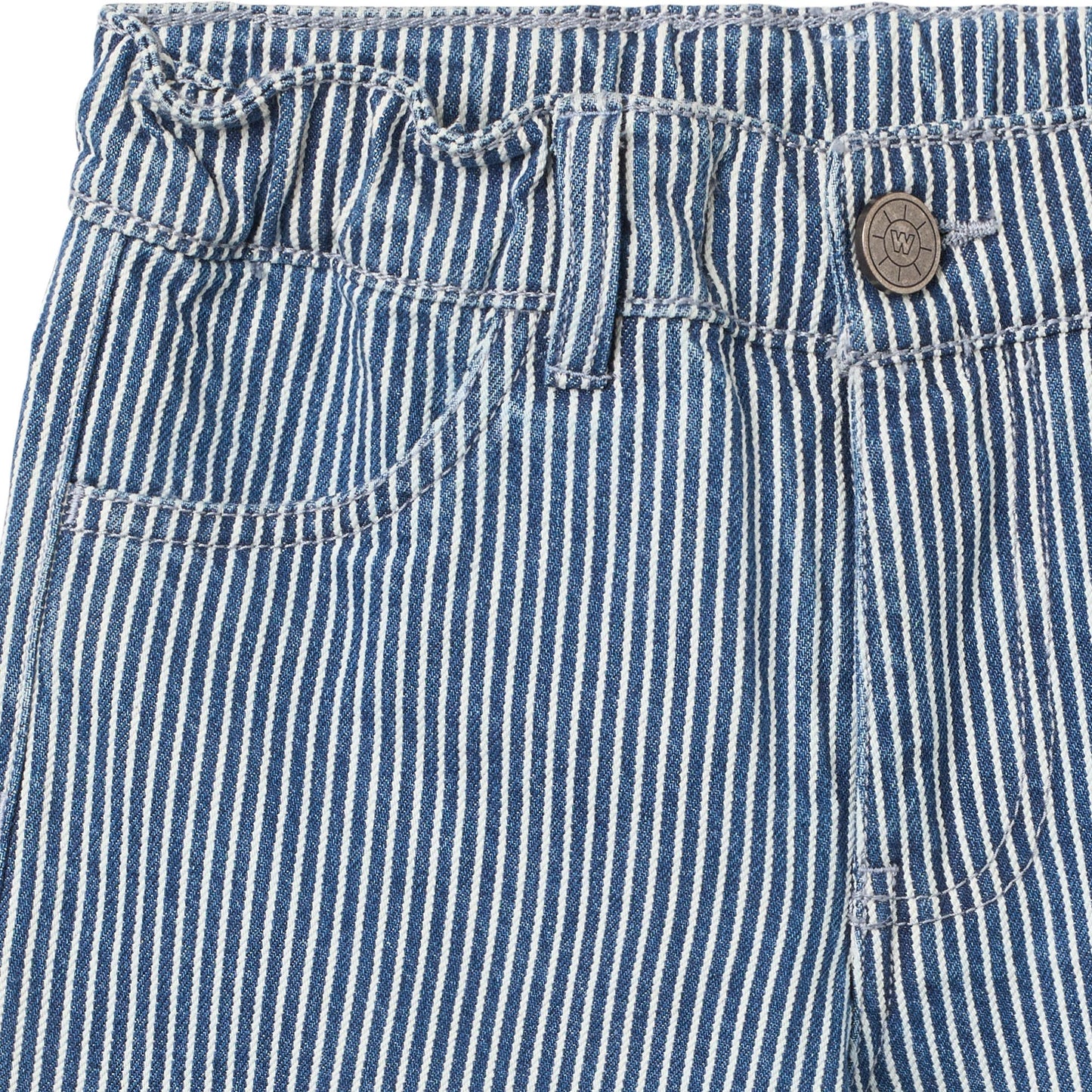 Short Christian Denim Rayures