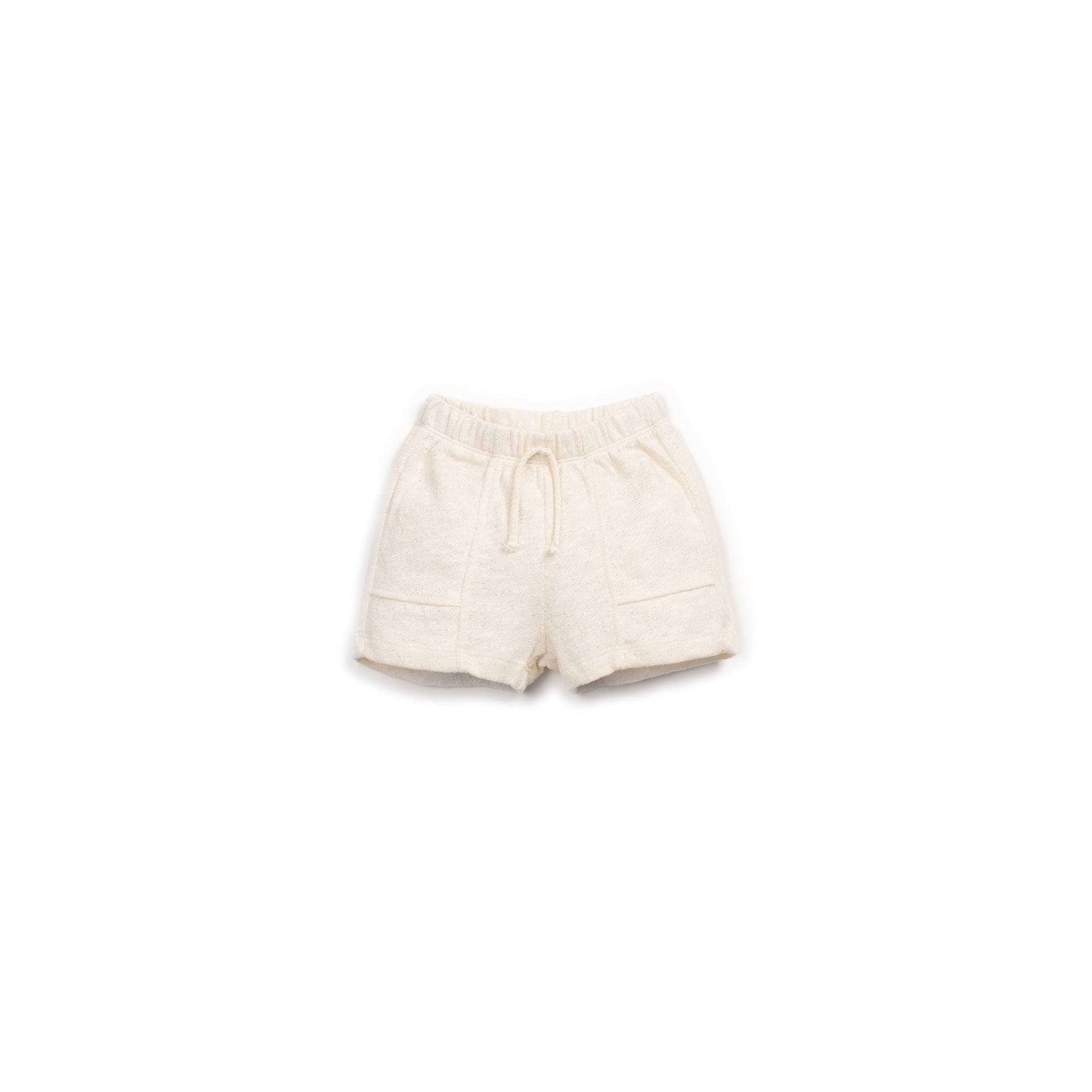 Short en jersey écru