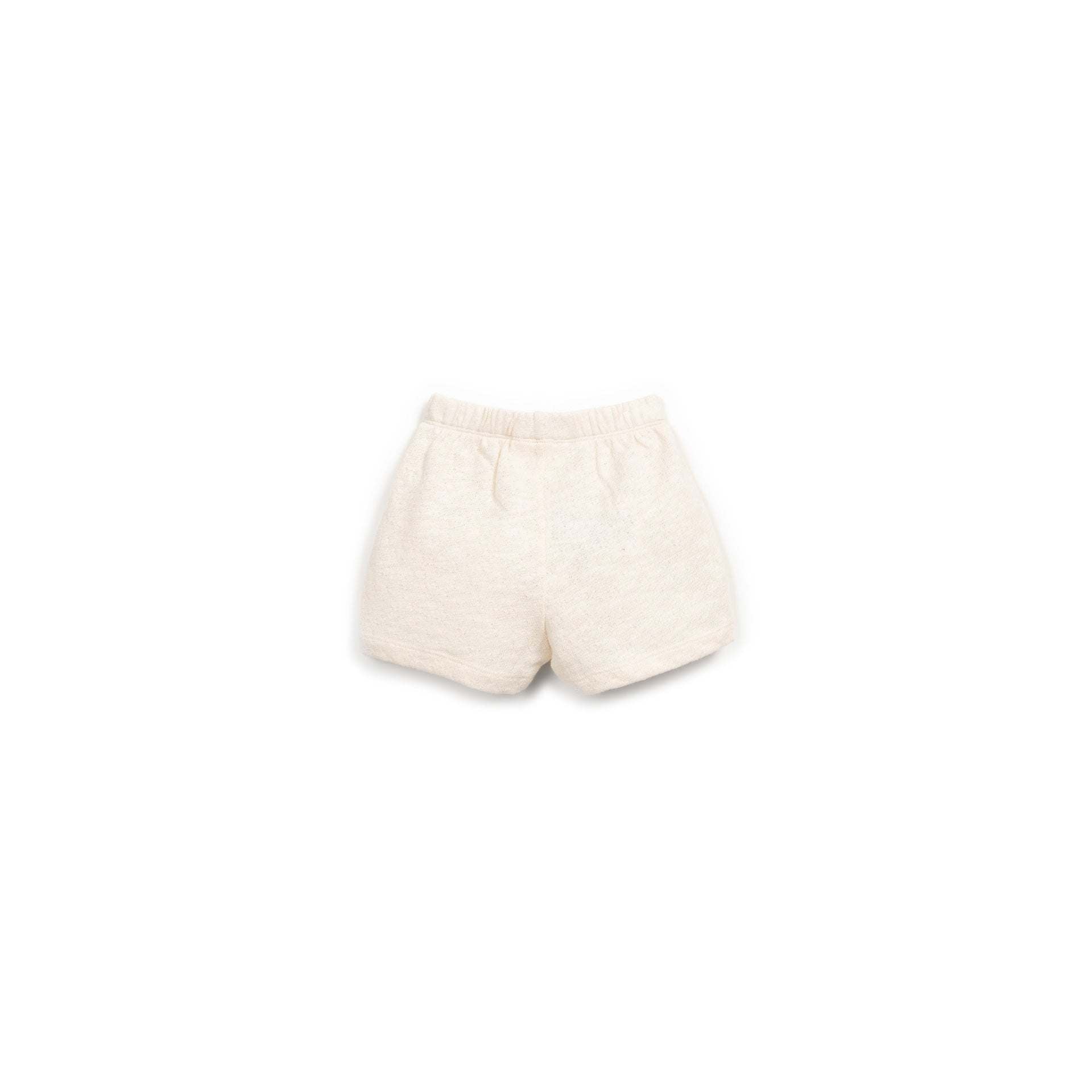 Short en jersey écru