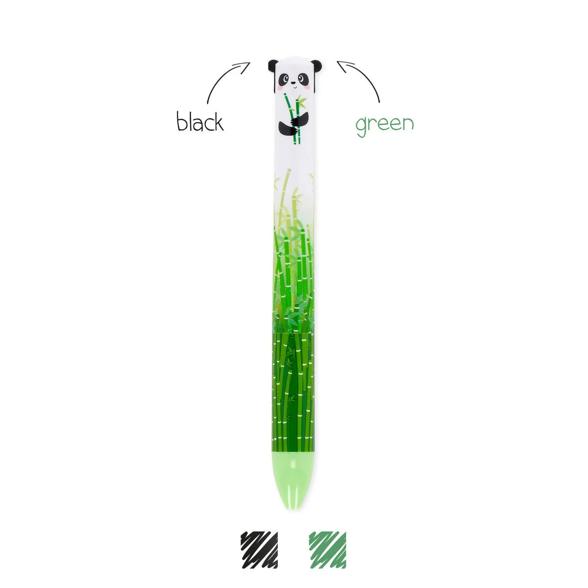 Stylo à Bille à Deux Couleurs Panda - Click&Clack