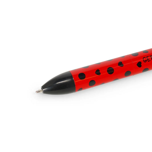 Stylo à Bille à deux Couleurs Coccinelle - Click&Clack