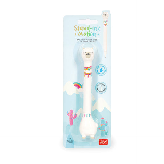 Stylo à Bille avec Base Llama - Stand-Ink Ovation