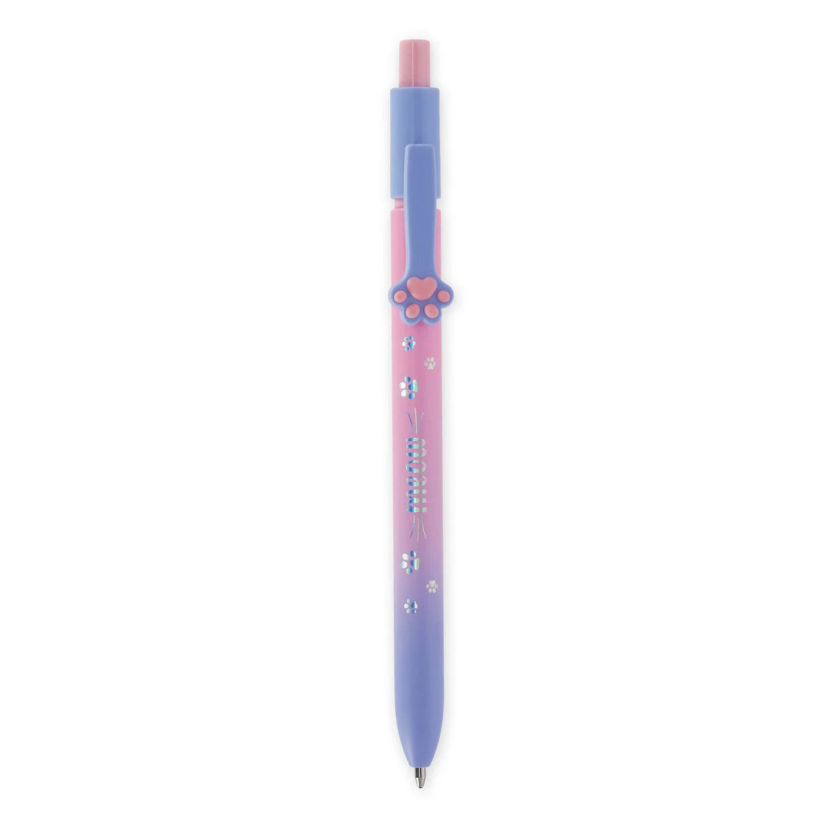 Stylo à Bille thème Chaton - Encre bleue - Meow