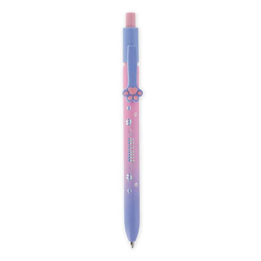 Stylo à Bille thème Chaton - Encre bleue - Meow