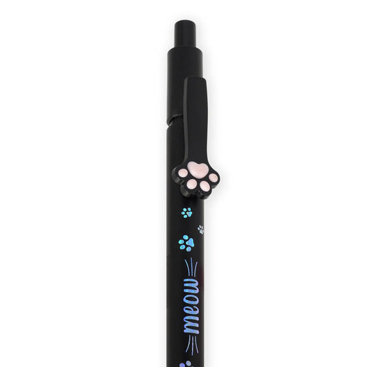 Stylo à Bille thème Chaton - Encre noire - Meow