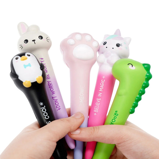 Stylo à Encre Gel Antistress Licorne « Believe in Magic » - Squeezies