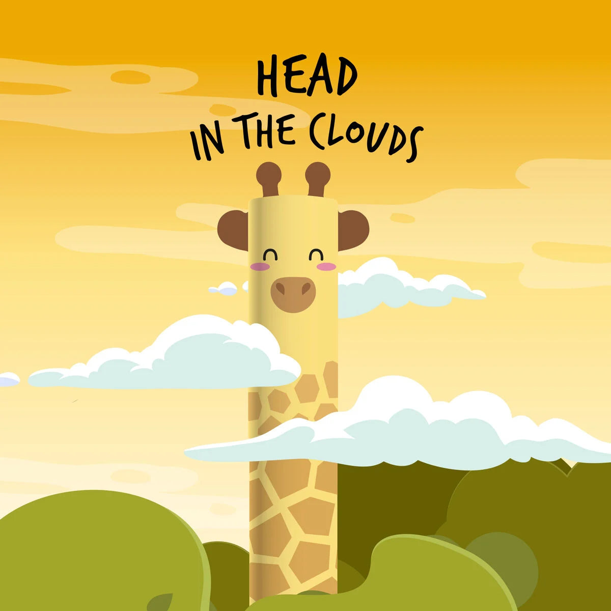 Stylo à Encre Gel Effaçable Girafe « Head In The Clouds » - Erasable Pen