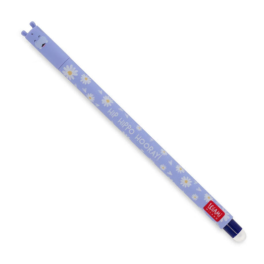 Stylo à Encre Gel Effaçable Hippo « Hip Hippo Hooray! » - Erasable Pen