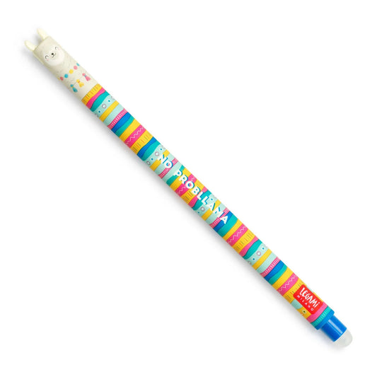 Stylo à Encre Gel Effaçable Lama « No Probllama » - Erasable Pen