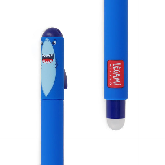 Stylo à Encre Gel Effaçable Requin « Shark Attack » - Erasable Pen